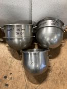 Hobart Various Commercial Mixer Attachments and Bowls