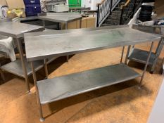 Stainless Steel Top Prepbench