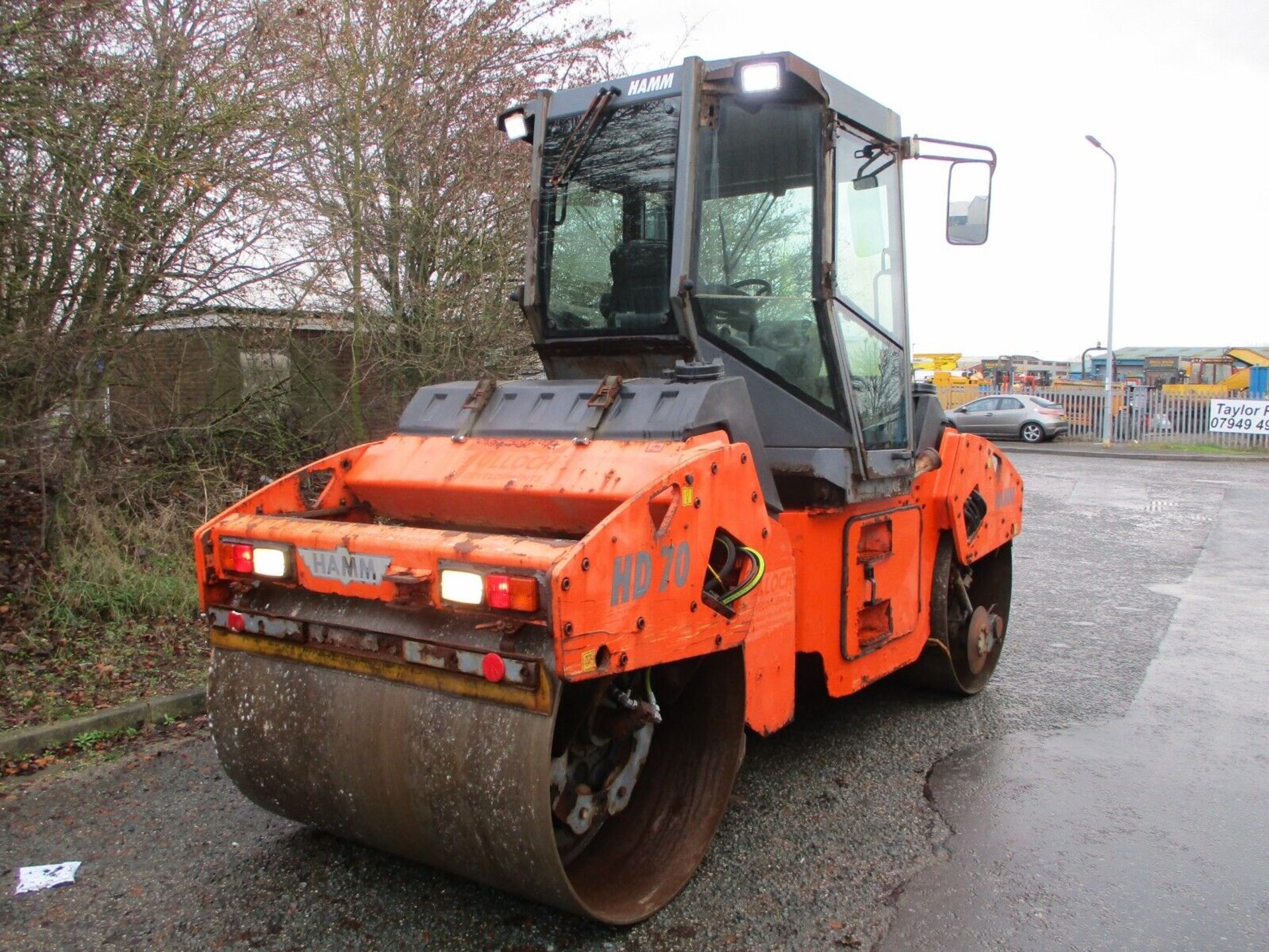 2008 Hamm HD70 vibrating roller Bomag benford Terex - Image 11 of 12