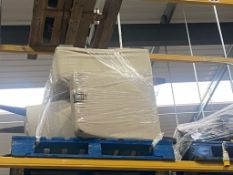 Pallet Of Cream Pouffe's