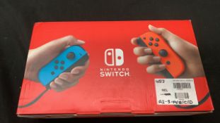 NINTENDO SWITCH CONSOLE RED/BLUE