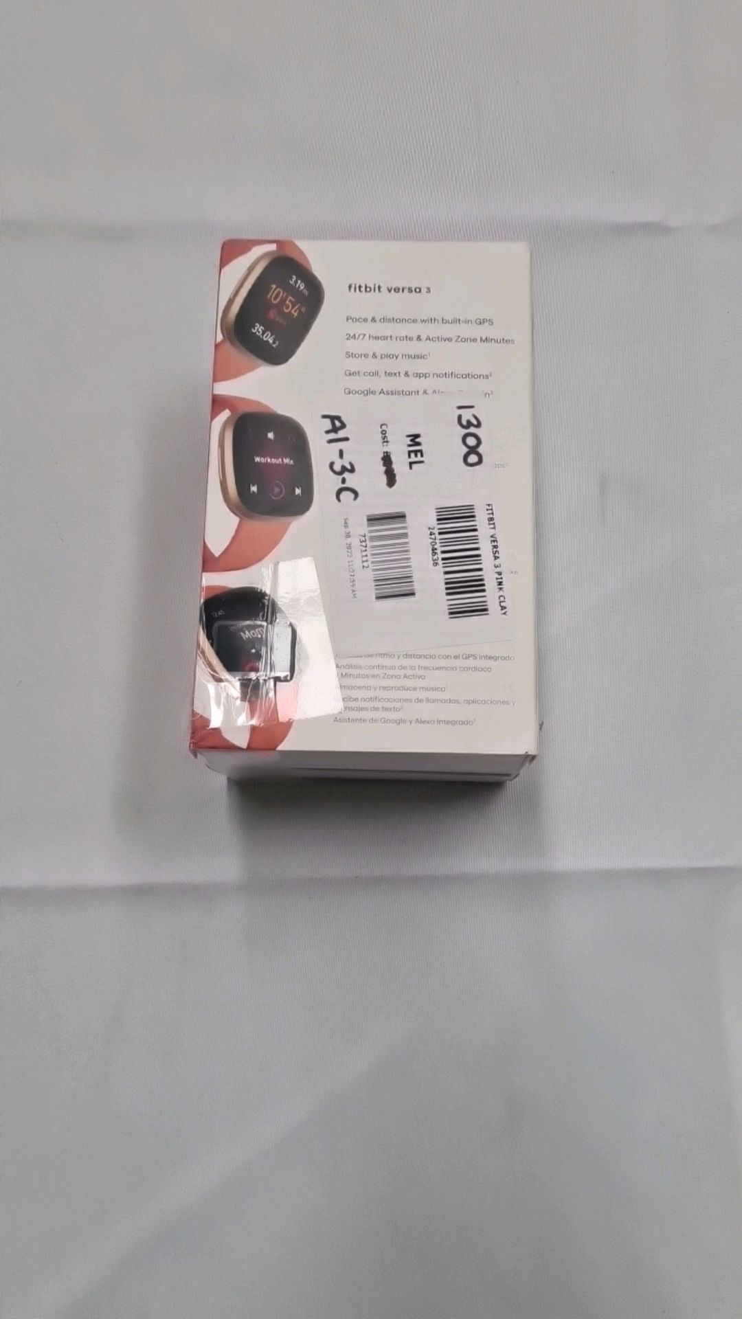 FITBIT VERSA 3 PINK CLAY - Image 2 of 3