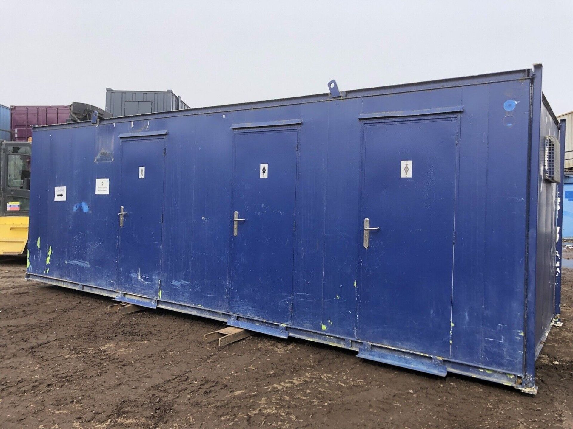 Portable Toilet Block With Shower Disabled Wheelchair Access