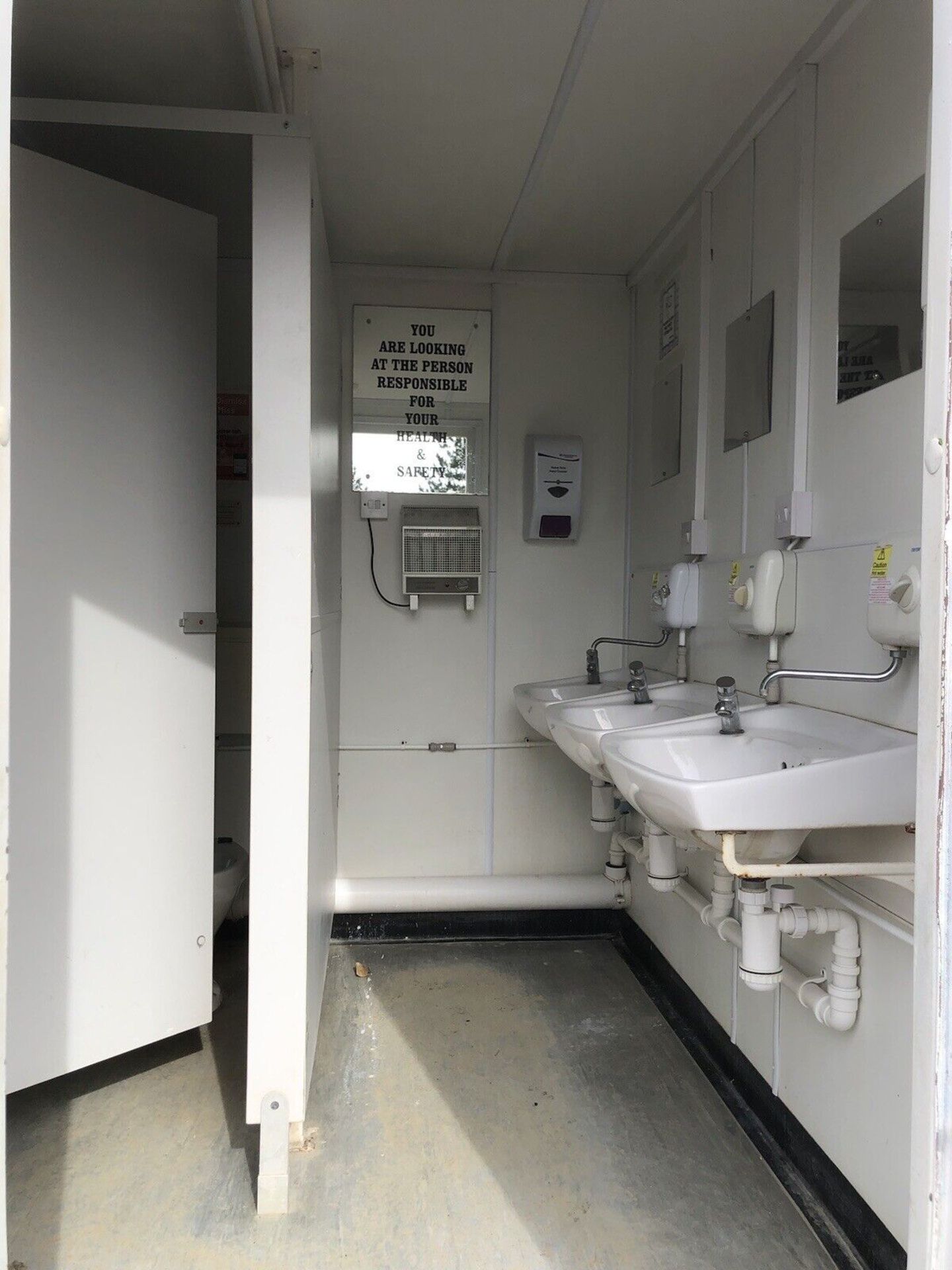 Portable Toilet Block With Shower Disabled Wheelchair Access - Image 2 of 10