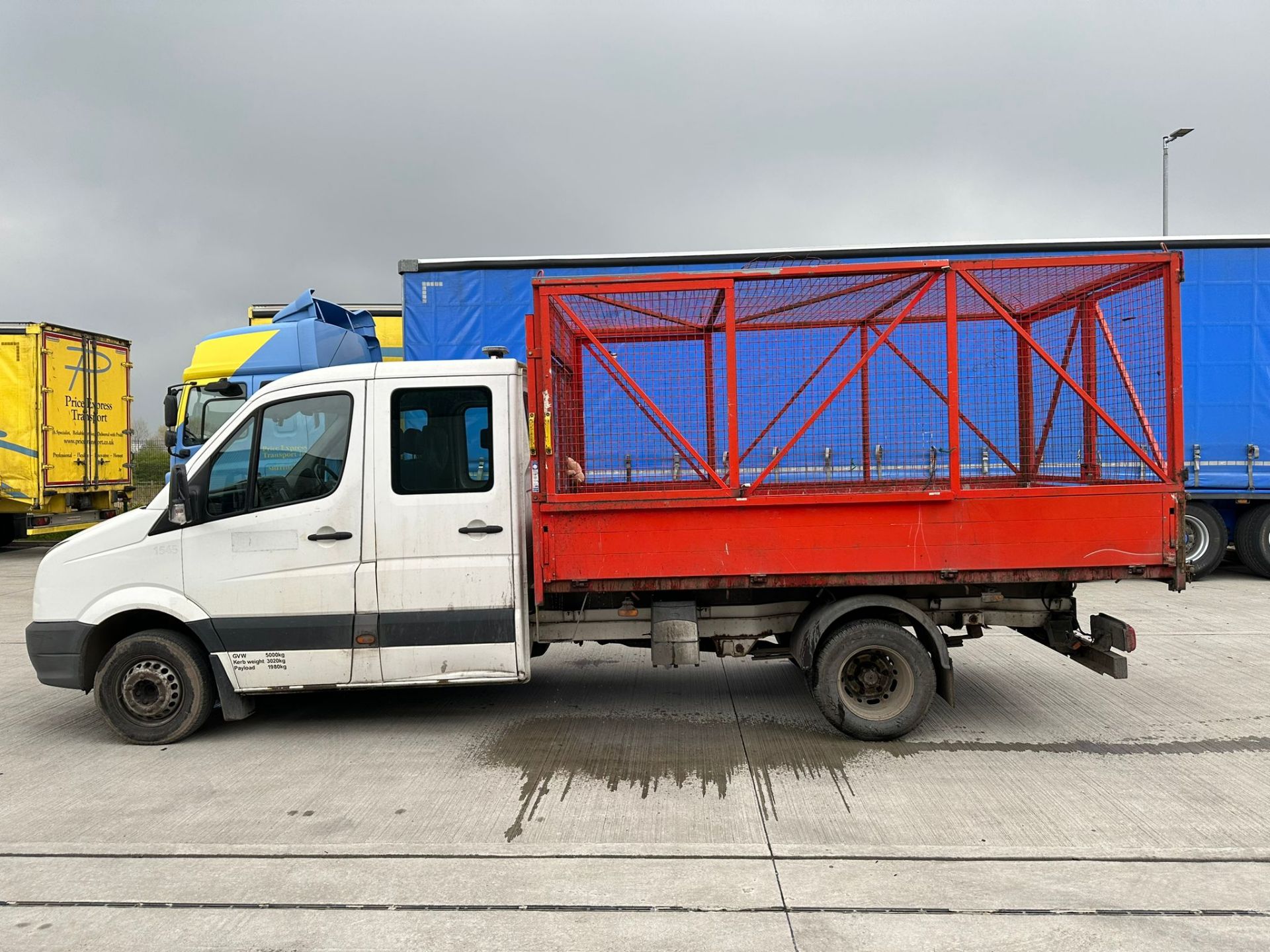 2013 Volkswagen Crafter (Ex Council Fleet Vehicle) Caged Tipper - Image 6 of 40