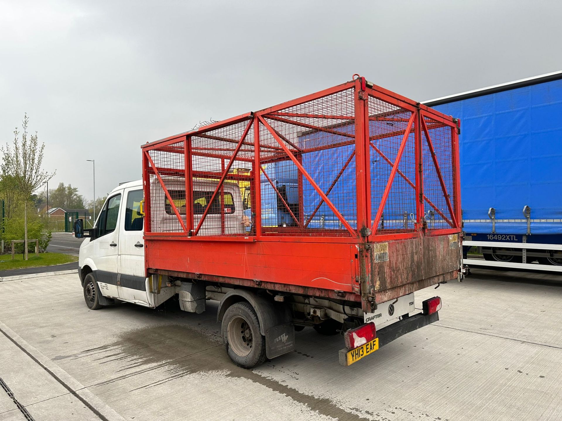 2013 Volkswagen Crafter (Ex Council Fleet Vehicle) Caged Tipper - Image 8 of 40