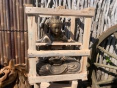Sitting Buddha In Bronze Finish