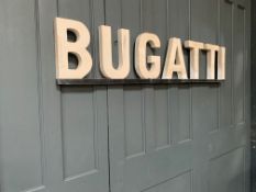 Wooden Large Bugatti Shop Sign