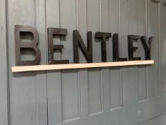 Wooden Large Bentley Shop Sign