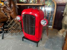 Vintage Retro Red Tractor Mini Bar/Cabinet