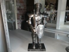 Metal Table Top Suit Of Armour