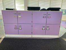 Purple Locker Unit