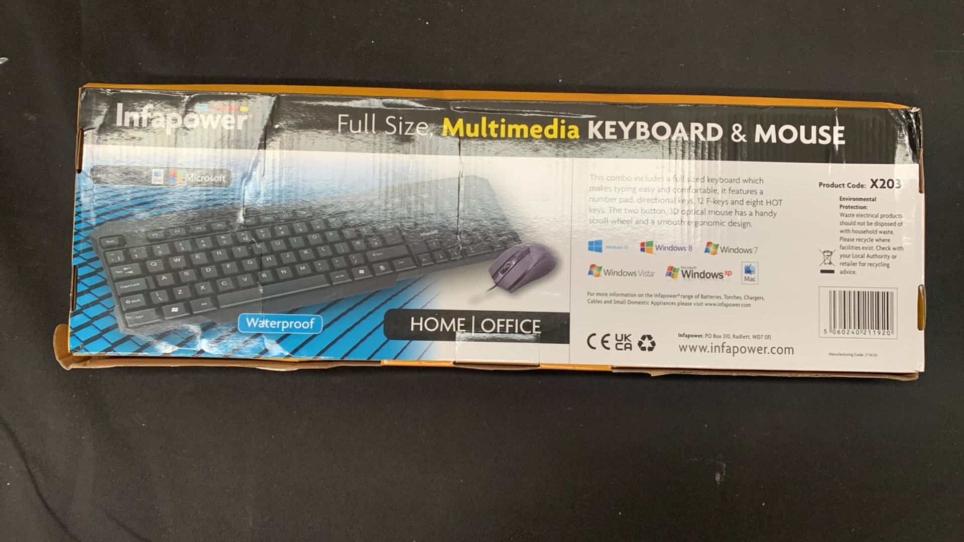 INFAPOWER FULL SIZE WIRED KEYBOARD & MOU - Image 2 of 4