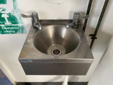 Basix Stainless Steel Hand Sink Unit