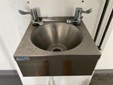 Basix Stainless Steel Hand Sink Unit