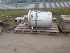 1 x 300L stainless steel mixing vessel ( wetted parts all 304 stainless steel ).