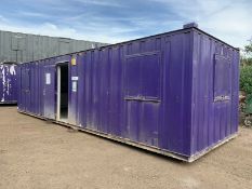 32ft Portable Office Site Cabin Canteen Welfare Un