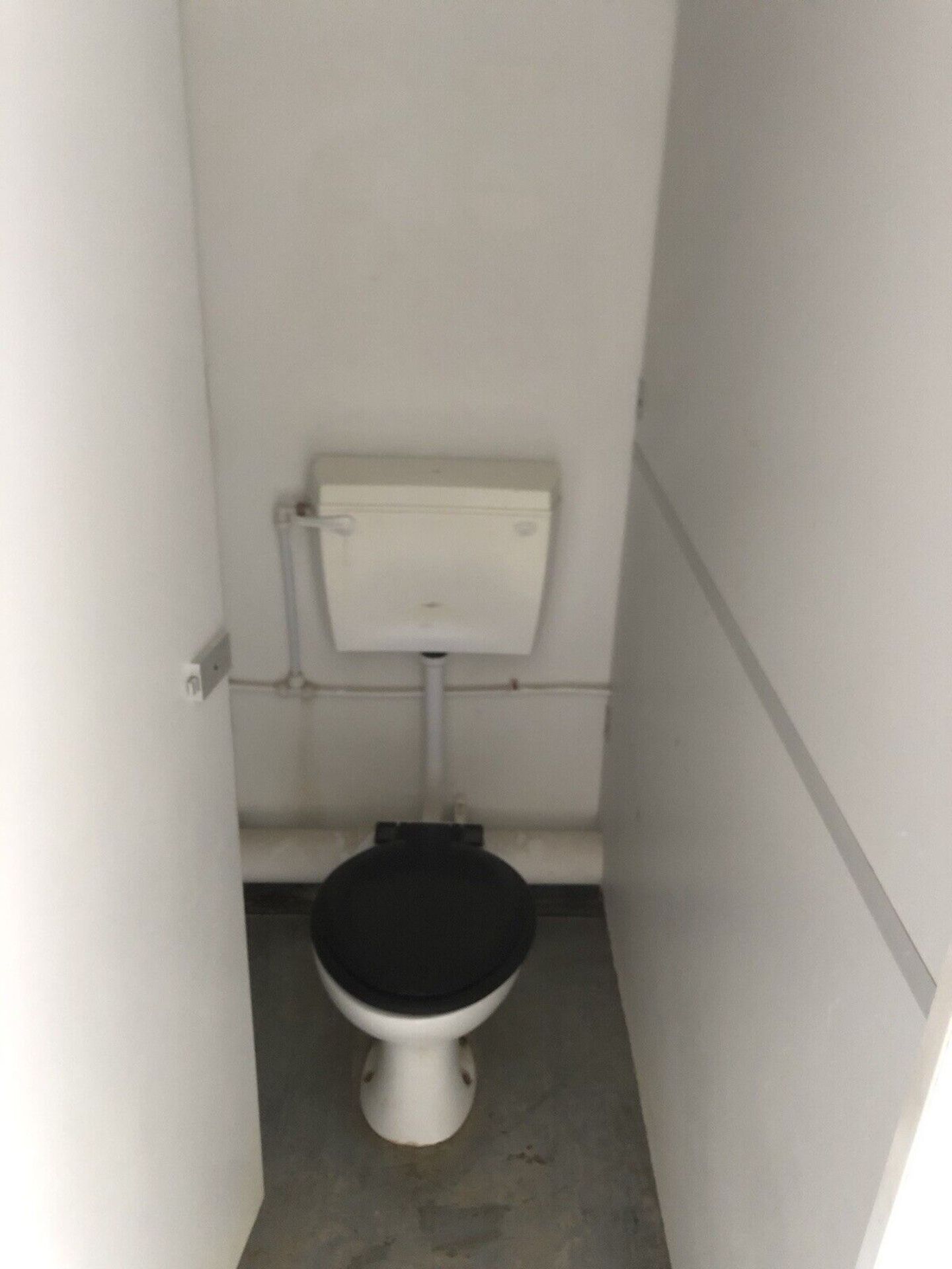 Portable Toilet Block Site Loo Cabin Container Anti Vandal Steel - Image 9 of 13