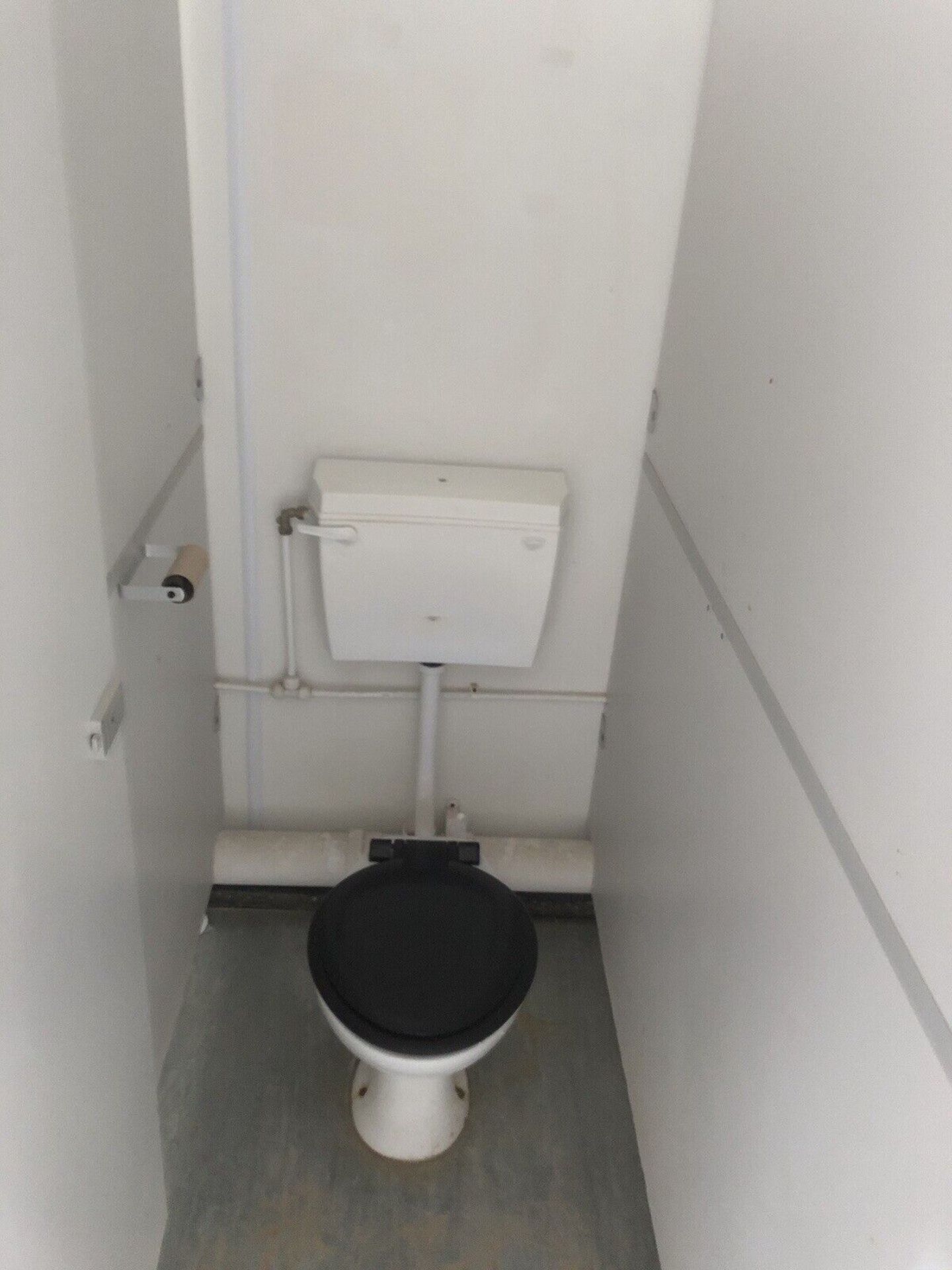 Portable Toilet Block Site Loo Cabin Container Anti Vandal Steel - Image 11 of 13