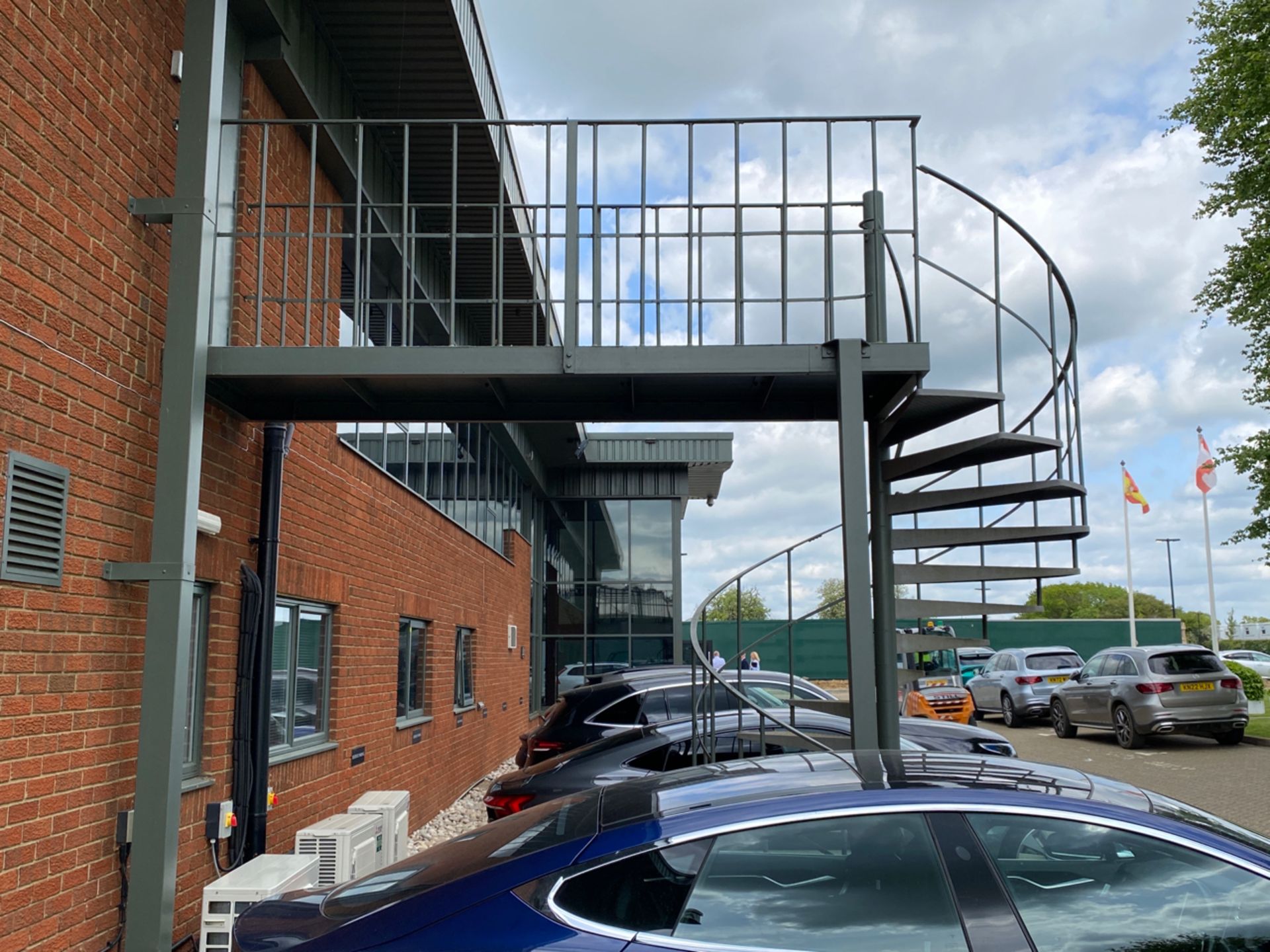 Spiral Staircase with Railing - Image 2 of 4