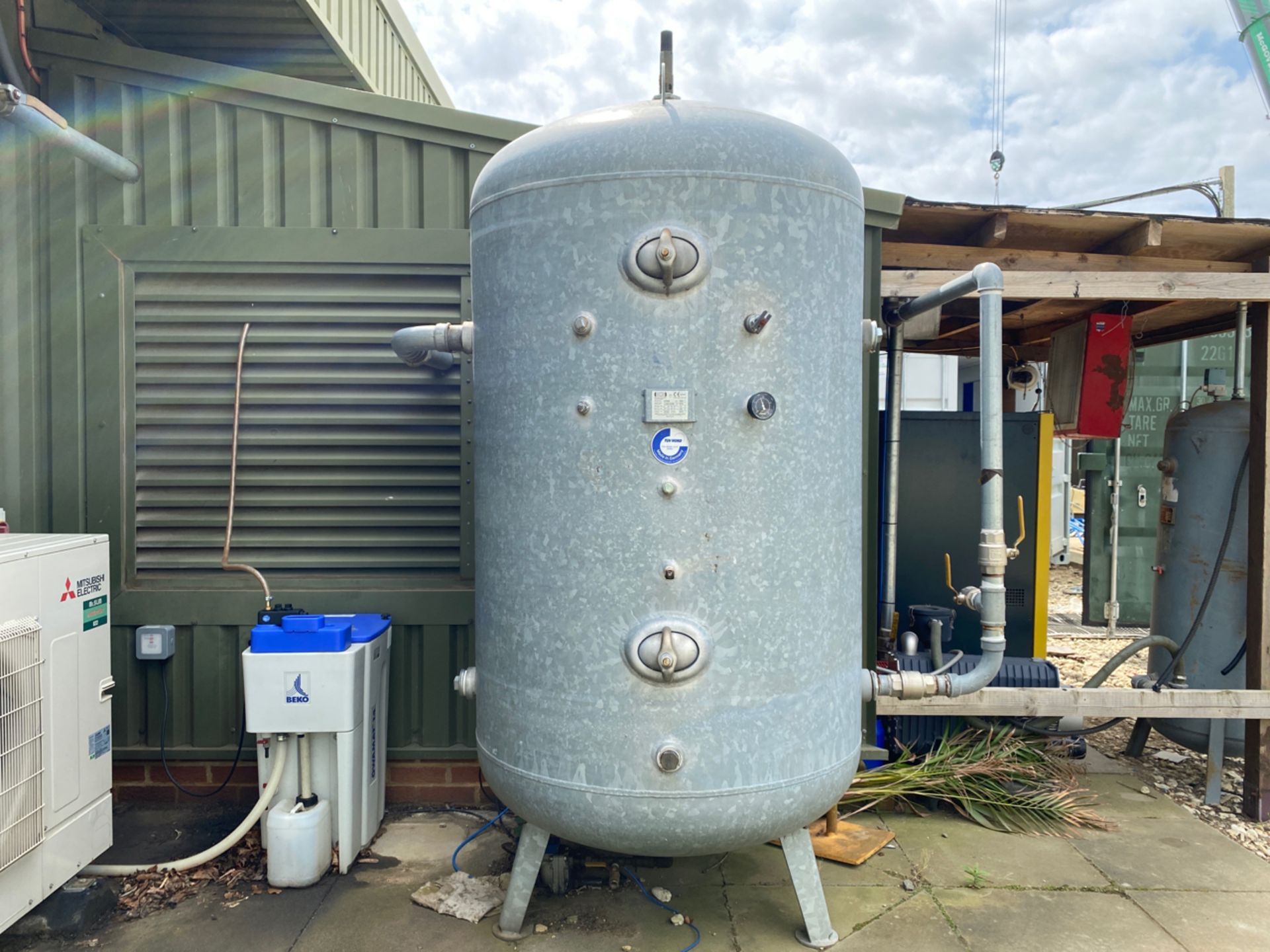 Otto Klein Galvanised Air Receiver Tank