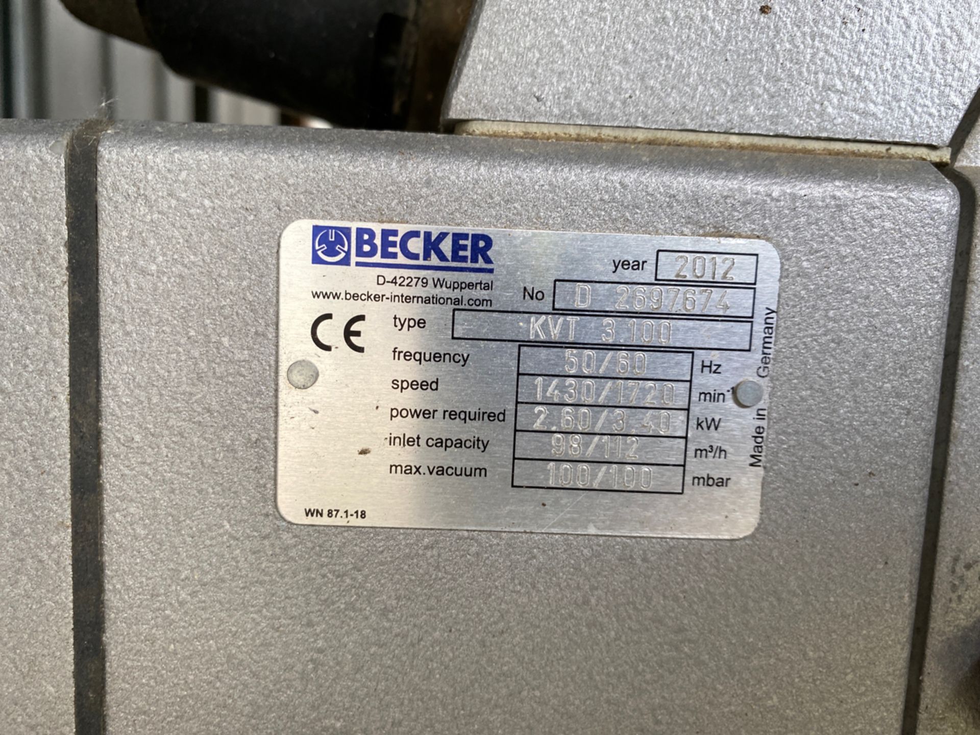 Becker Motor Unit - Image 4 of 4