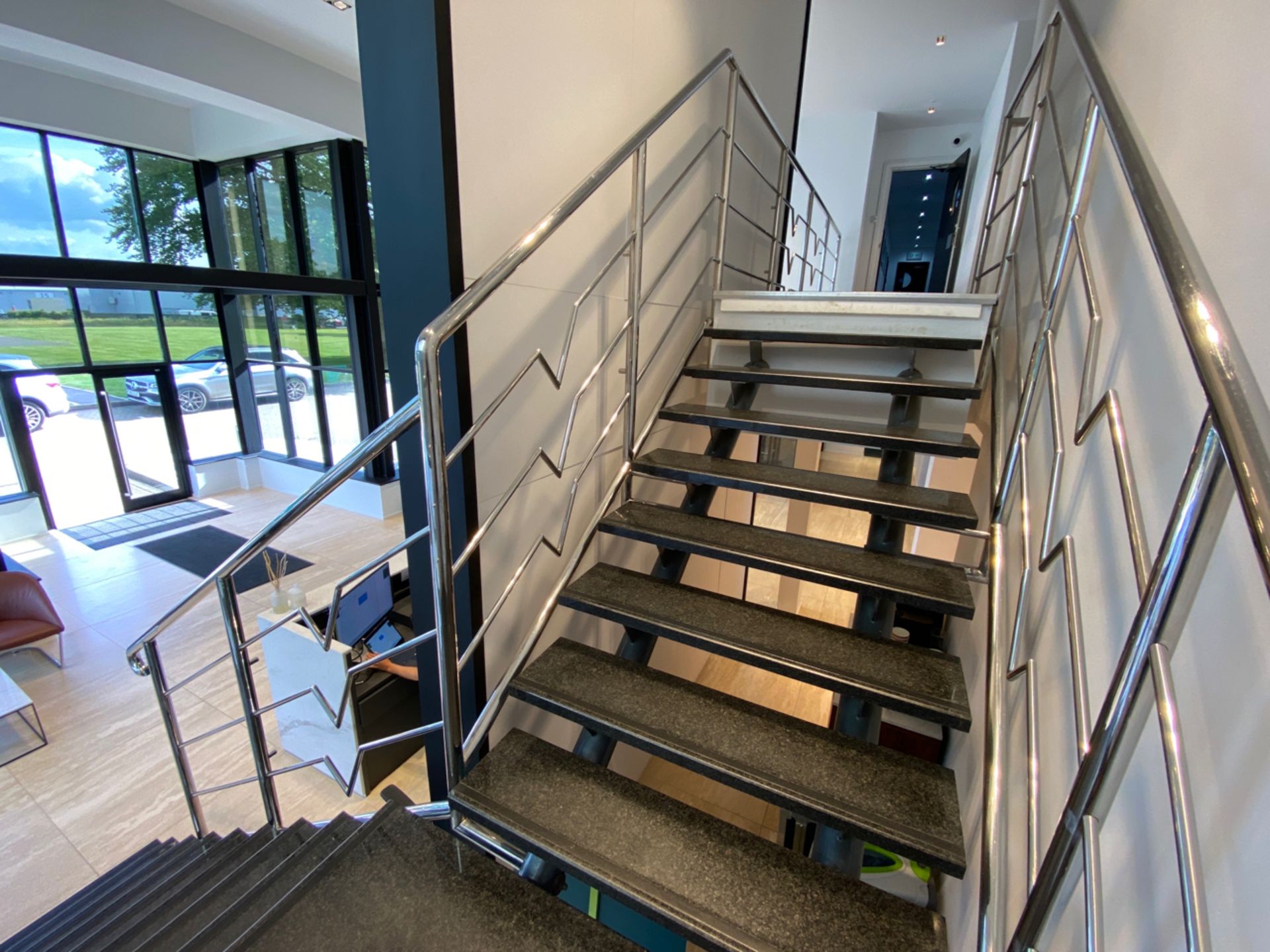 Staircase with Bespoke Railing - Image 2 of 6