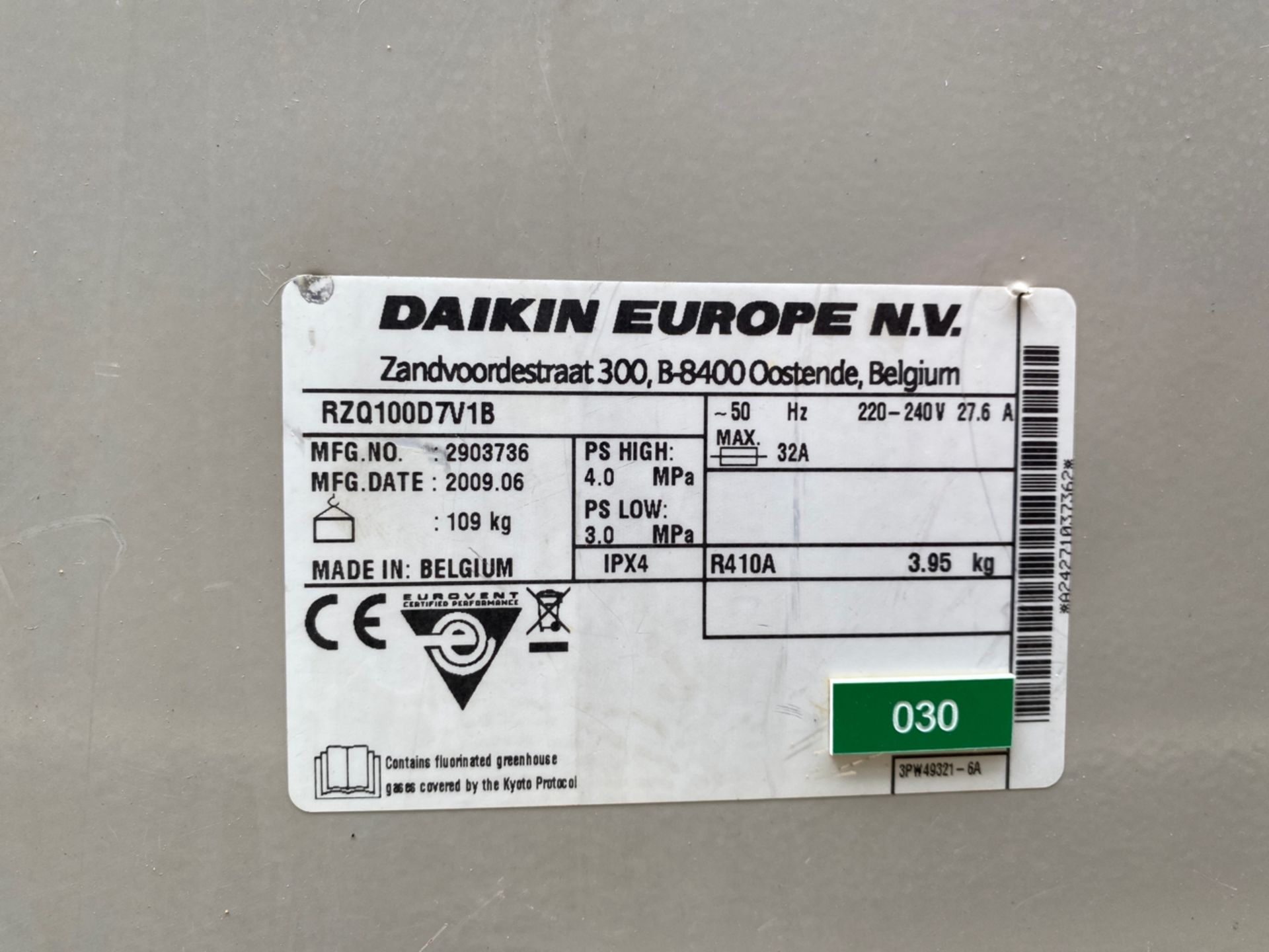 Daikin Super Inverter Condenser (Exterior Unit Only) - Image 3 of 3