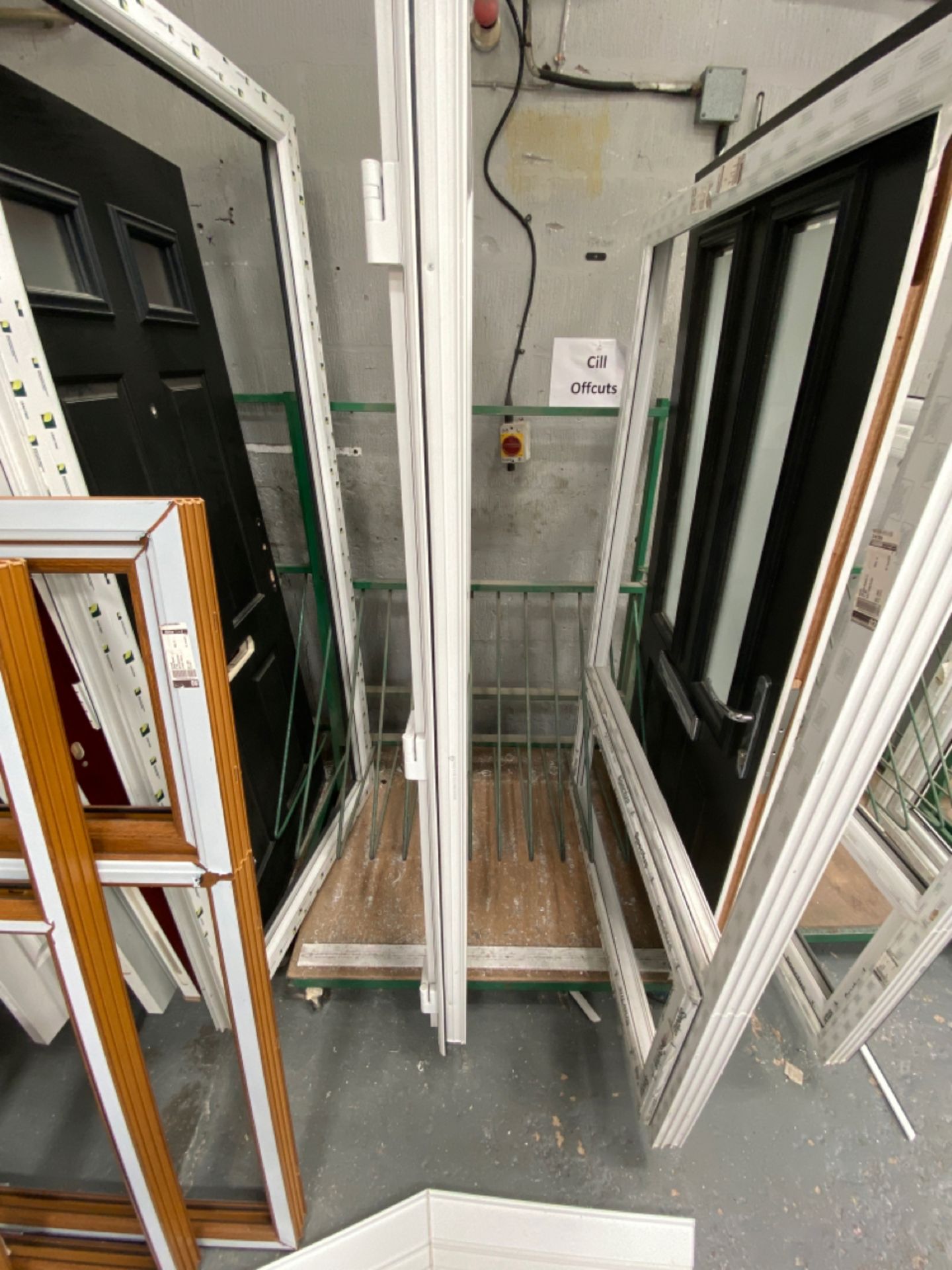 Mobile Panel/Door Storage Rack