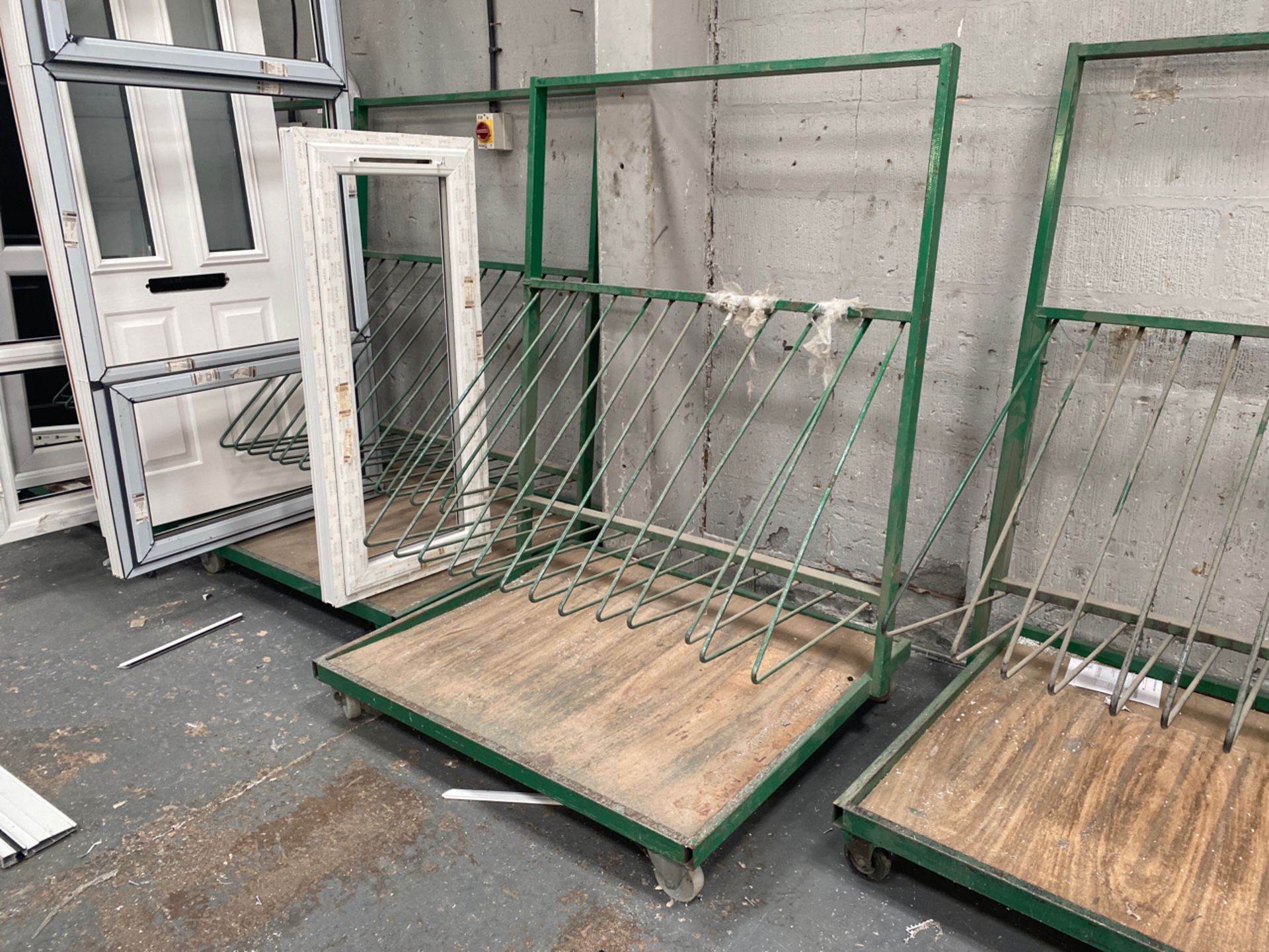 Mobile Panel/Door Storage Rack - Bild 2 aus 3