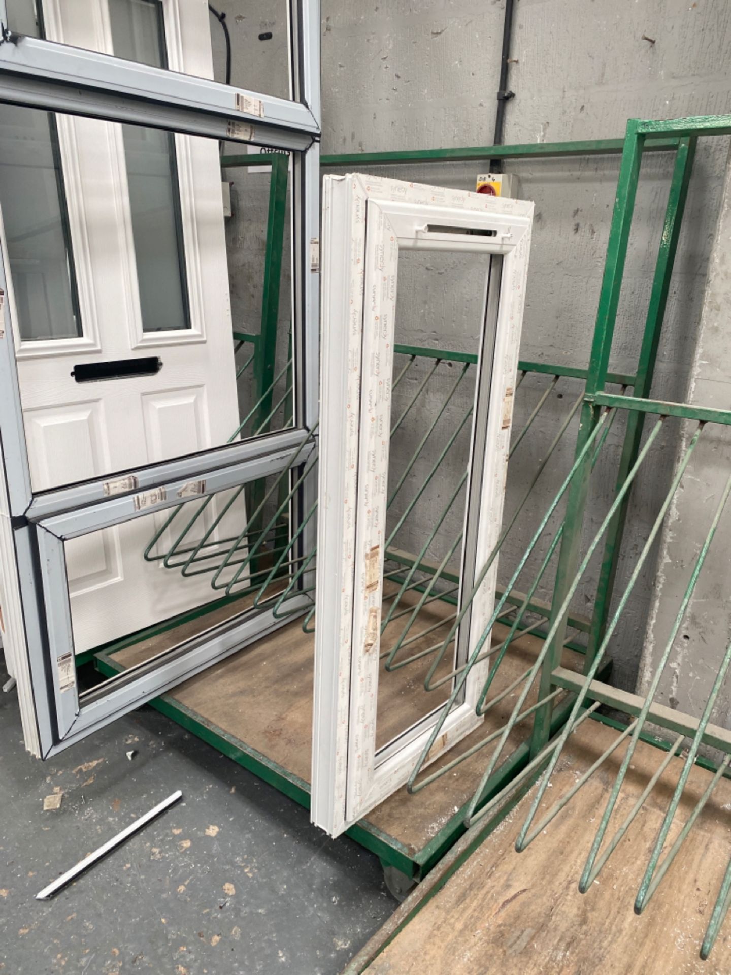 Mobile Panel/Door Storage Rack - Bild 2 aus 2