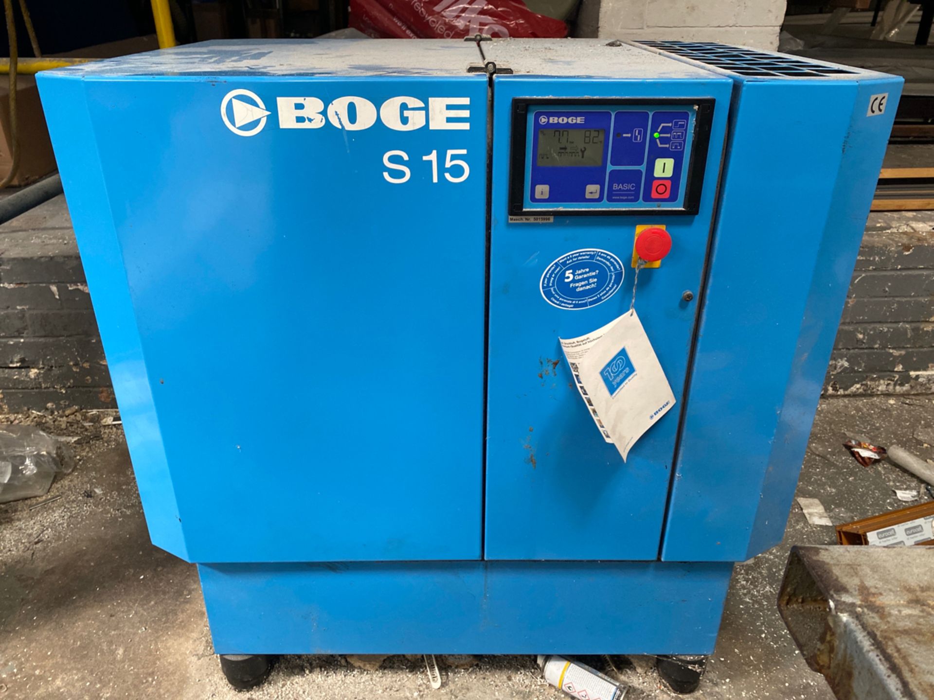 Boge S15 ECO Screw Compressor with Hiross Compressed Air Treatment System