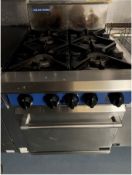 Blue Seal Four Ring Burner & Oven ( Natural Gas)