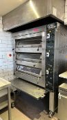 3 Tier Pizza Oven (located in main kitchen)