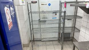 2 x Racking shelving unit (located in rear store)