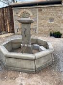 Cast Stone Provincial Style Fountain