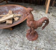 Cast iron Rusty Cockerel