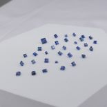 Parcel of natural unmounted blue sapphire gemstones totalling 3.52 carats