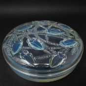 René Lalique Opalescent Glass 'Cleones' Box