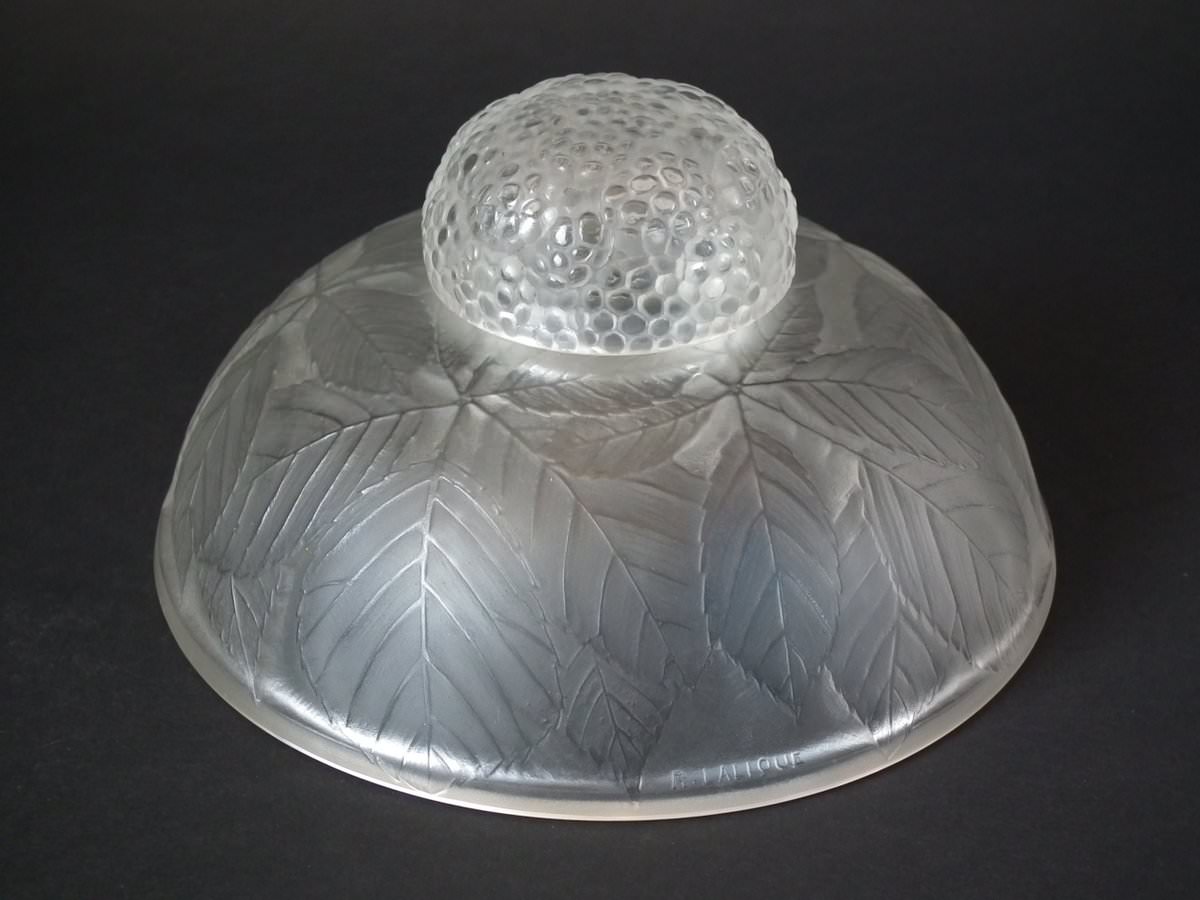 René Lalique Clear & Frosted Glass 'Cernay' Inkwell - Image 6 of 9