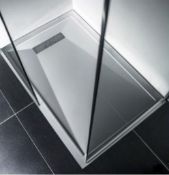 1200mm x 900mm Designer Linear 25mm Stone Shower Tray.