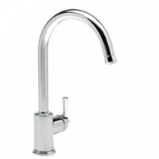 Laura Ashley York Traditional Side Action Basin Mixer Tap in Chrome