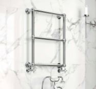 Brand New Beautiful Wall Mounted Designer Traditional Knuckle Radiator in Chrome