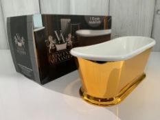 Miniature Vincent Alexander Promotional Display Model Freestanding Bath in Copper Finish