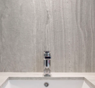 2.4 X 1M High Density PVC Strata Stone Texture Sparkle Bathroom Wet board Splash Panel.