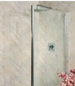 Pack of 4 Permagon Marble Texture Wet boards 2.7m x 250mm,