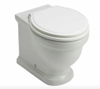 Laura Ashley (Roper Rhodes) 'Pavillion' Traditional Back to Wall Closed Coupled Toilet Pan
