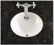 4 x Bathstore Savoy old English 790 black/blue granite top with ceramic under counter basin.