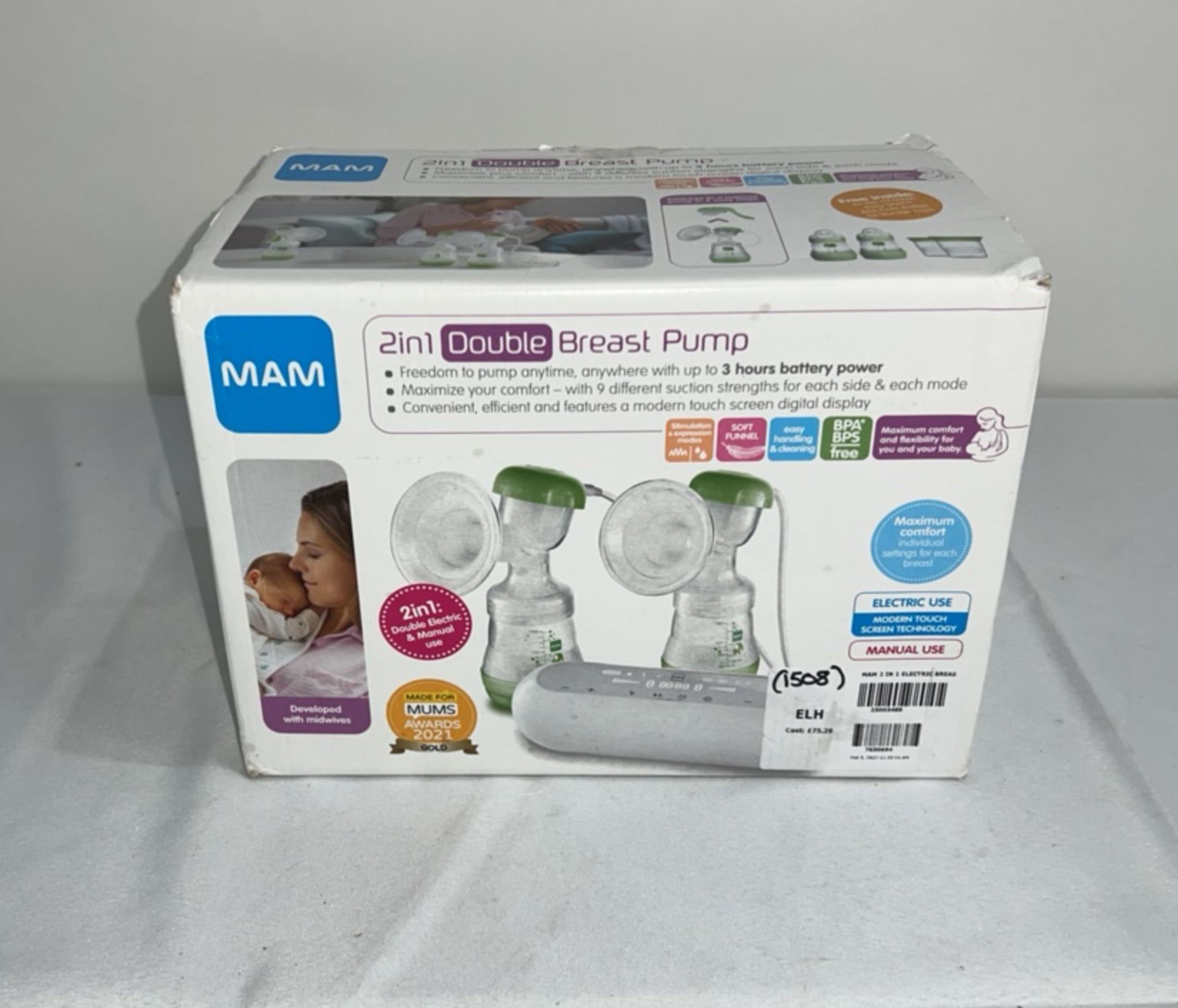 MAM 2 IN 1 ELECTRIC BREAST PUMP