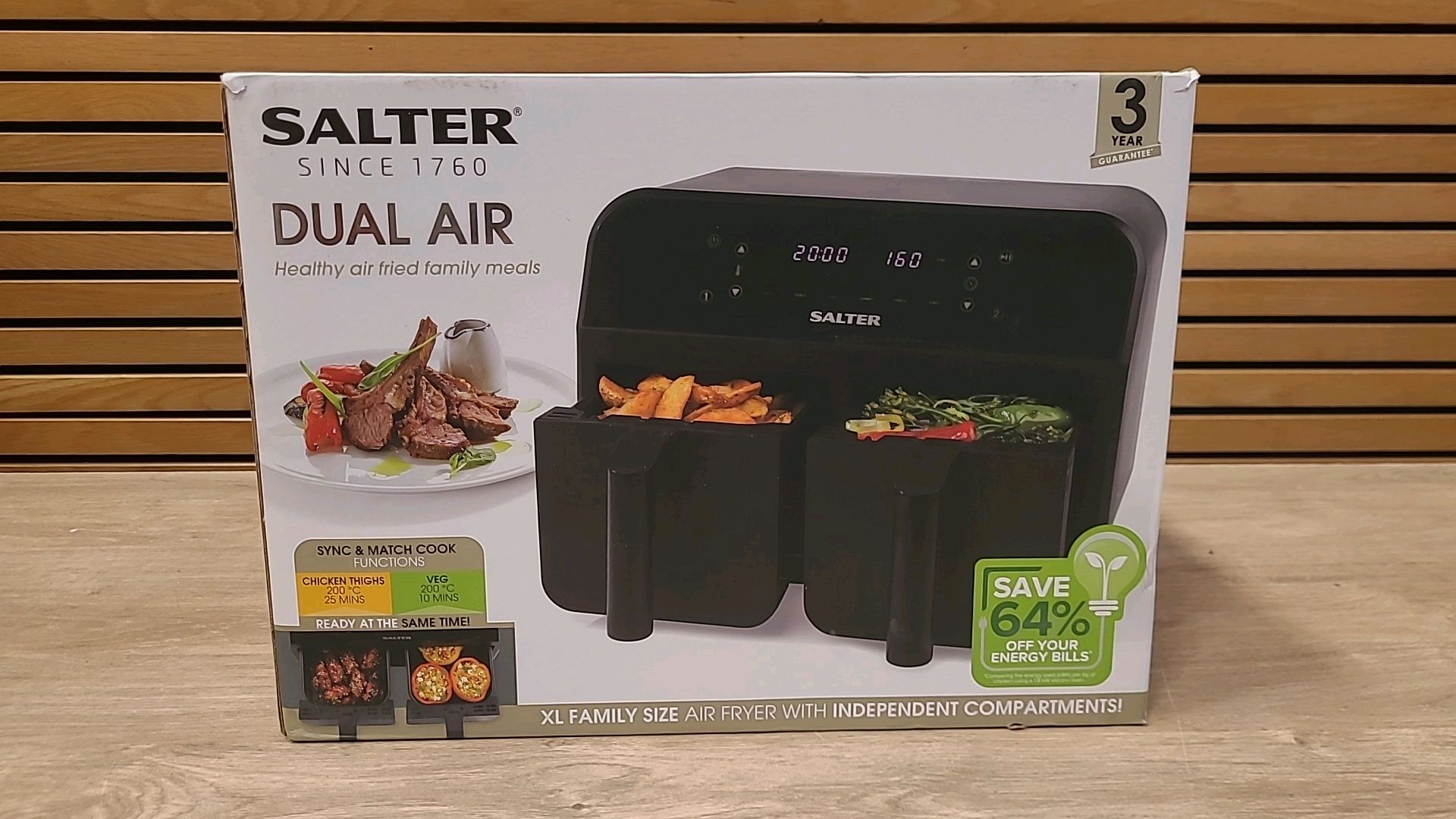 SALTER DUAL PRO AIR FRYER - Image 2 of 4